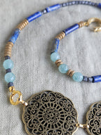 Lapis lazuli, hematit si jad