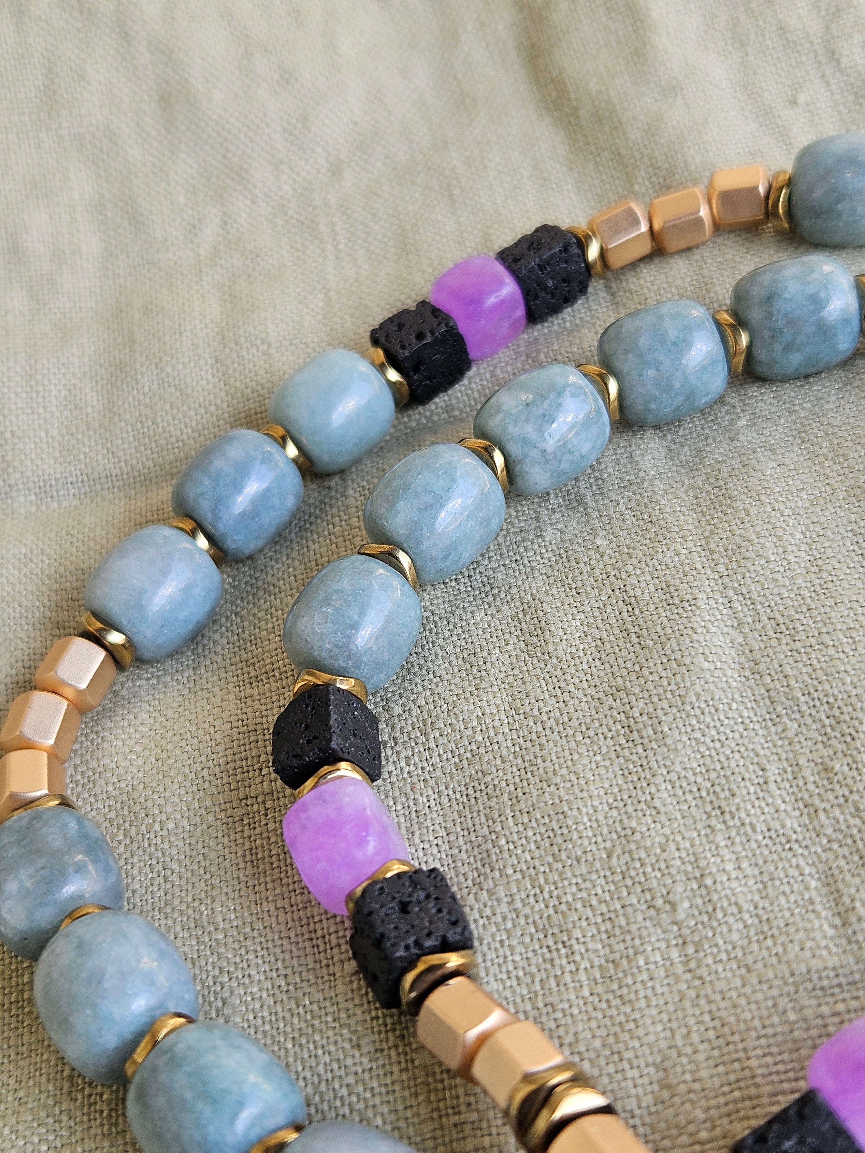 Jad hematite si lava stone