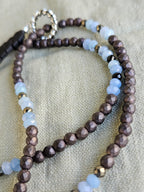 Aquamarina, pirita si hematite