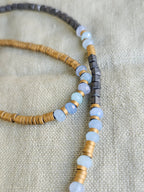 Aquamarina si hematite
