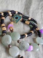 Aventurin, lava stone, jad si hematit
