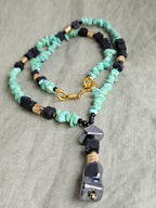 Terahetz, variscit, hematit si lava stone
