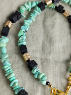 Terahetz, variscit, hematit si lava stone