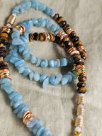 Acvamarin, ochi de tigru si hematite