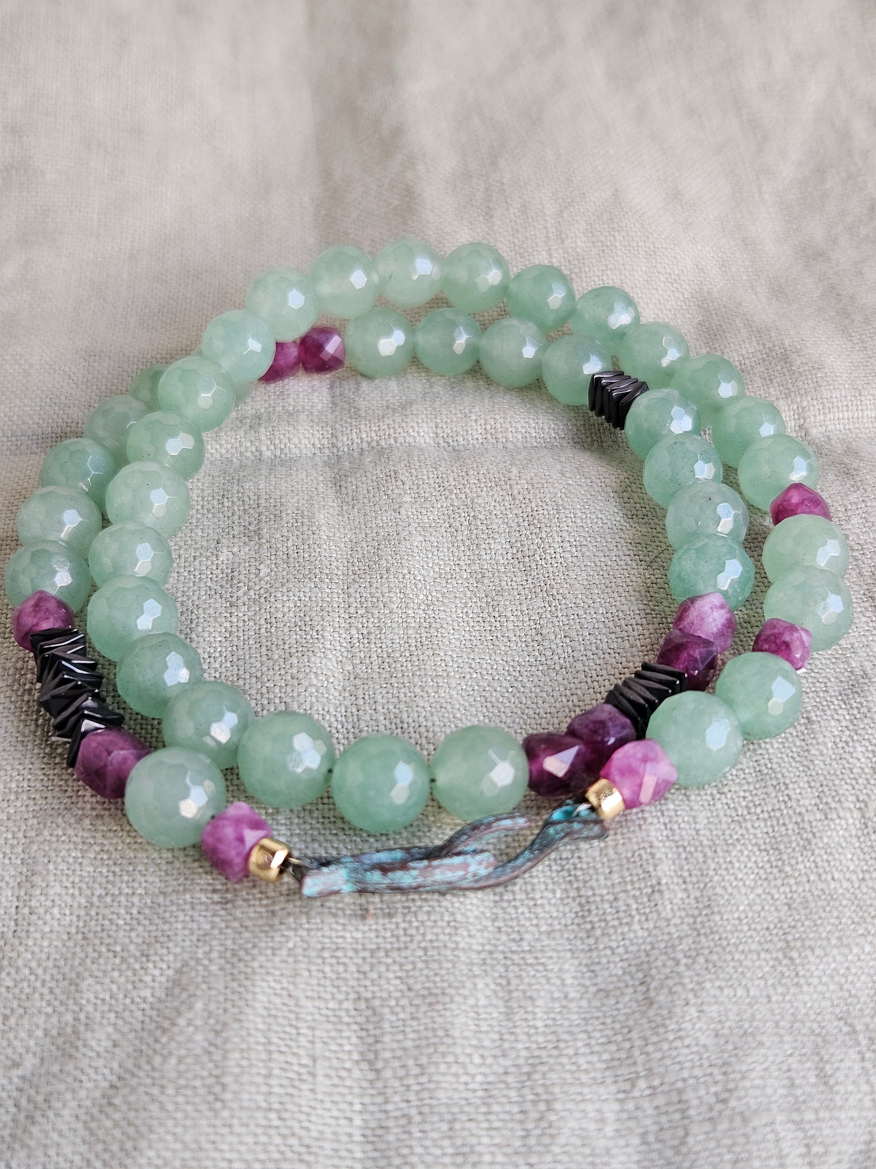 Aventurin, jad si hematite