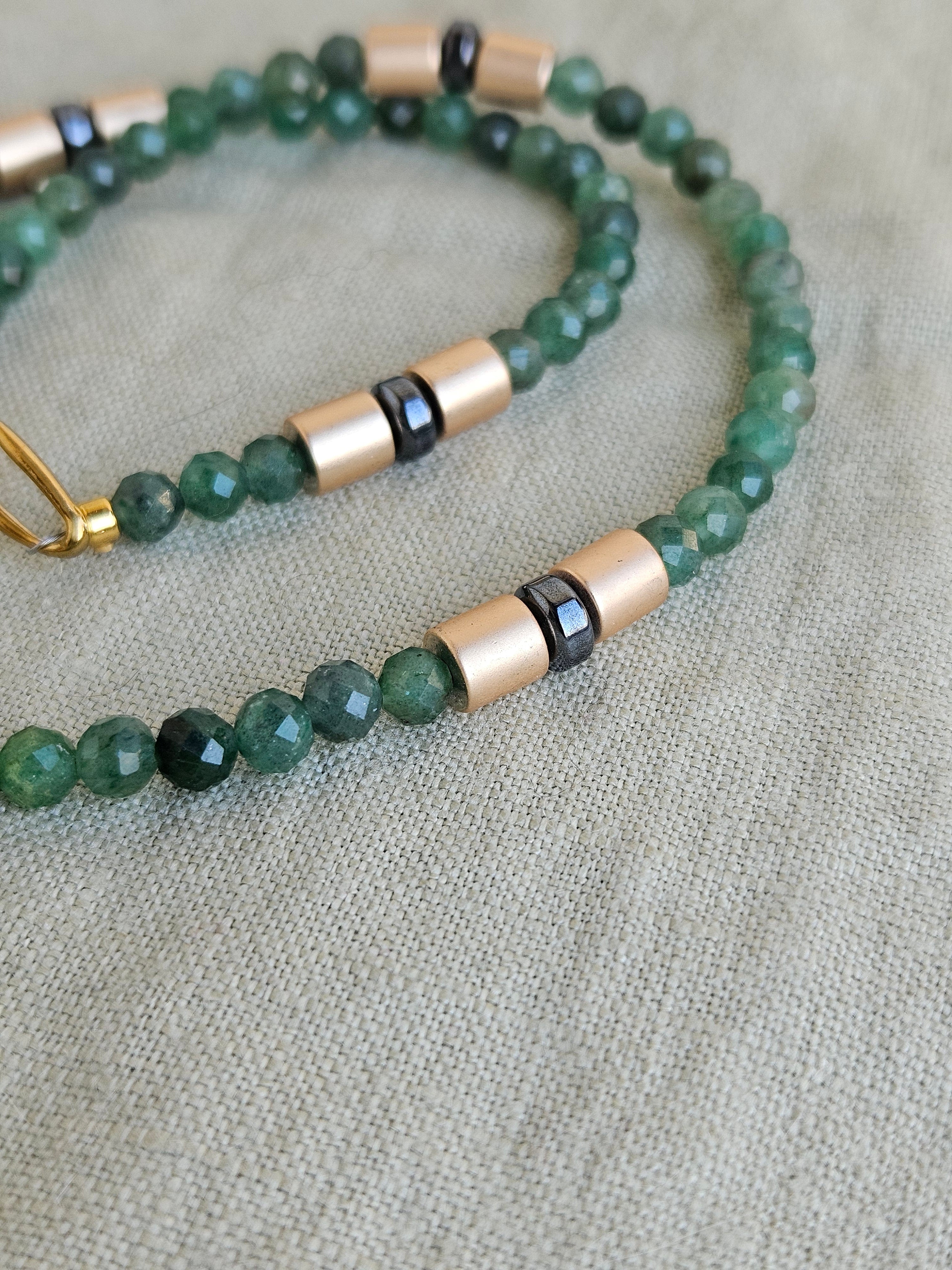 Aventurin si hematite