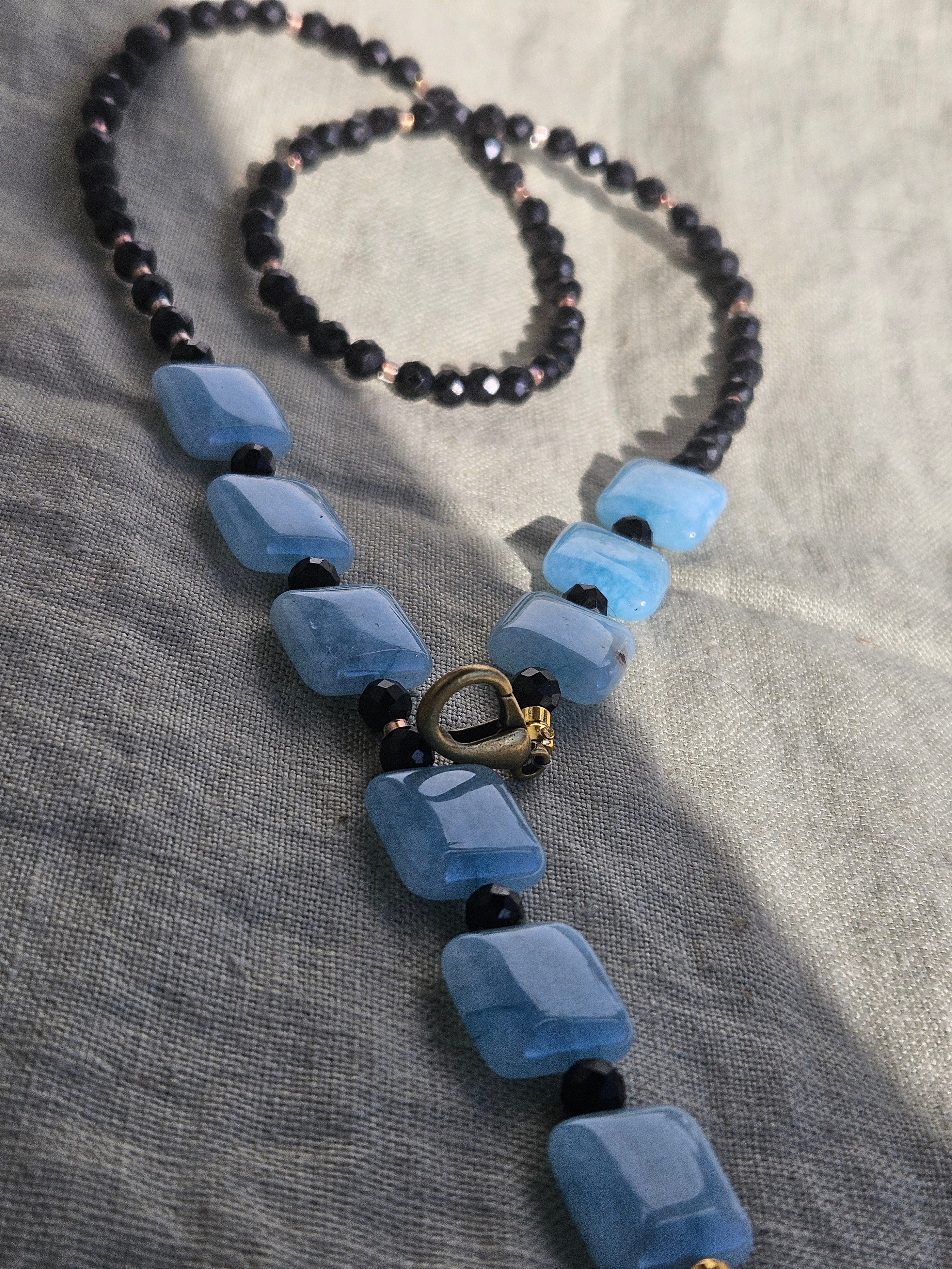 Angelit si turmalina neagra