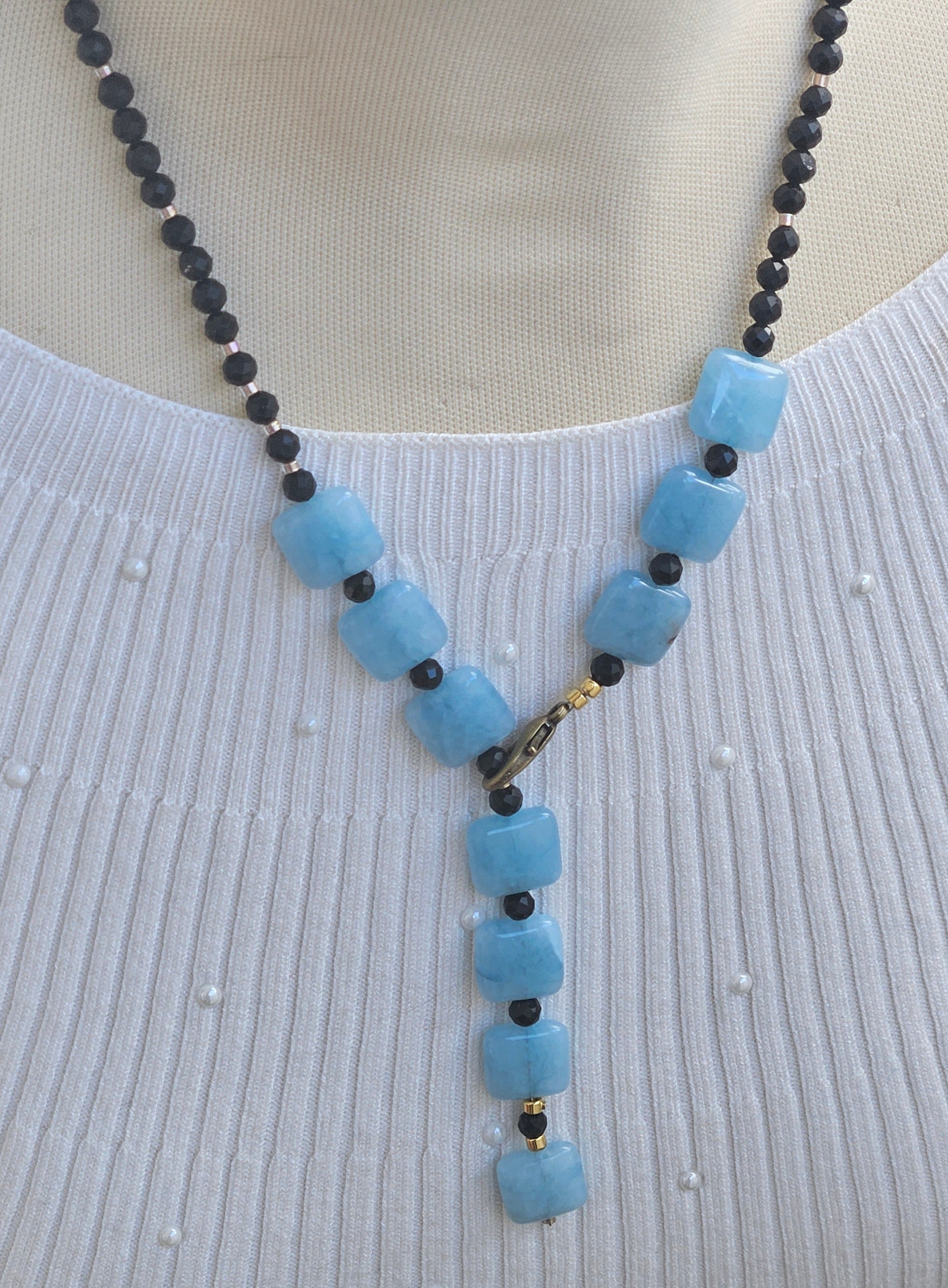 Angelit si turmalina neagra