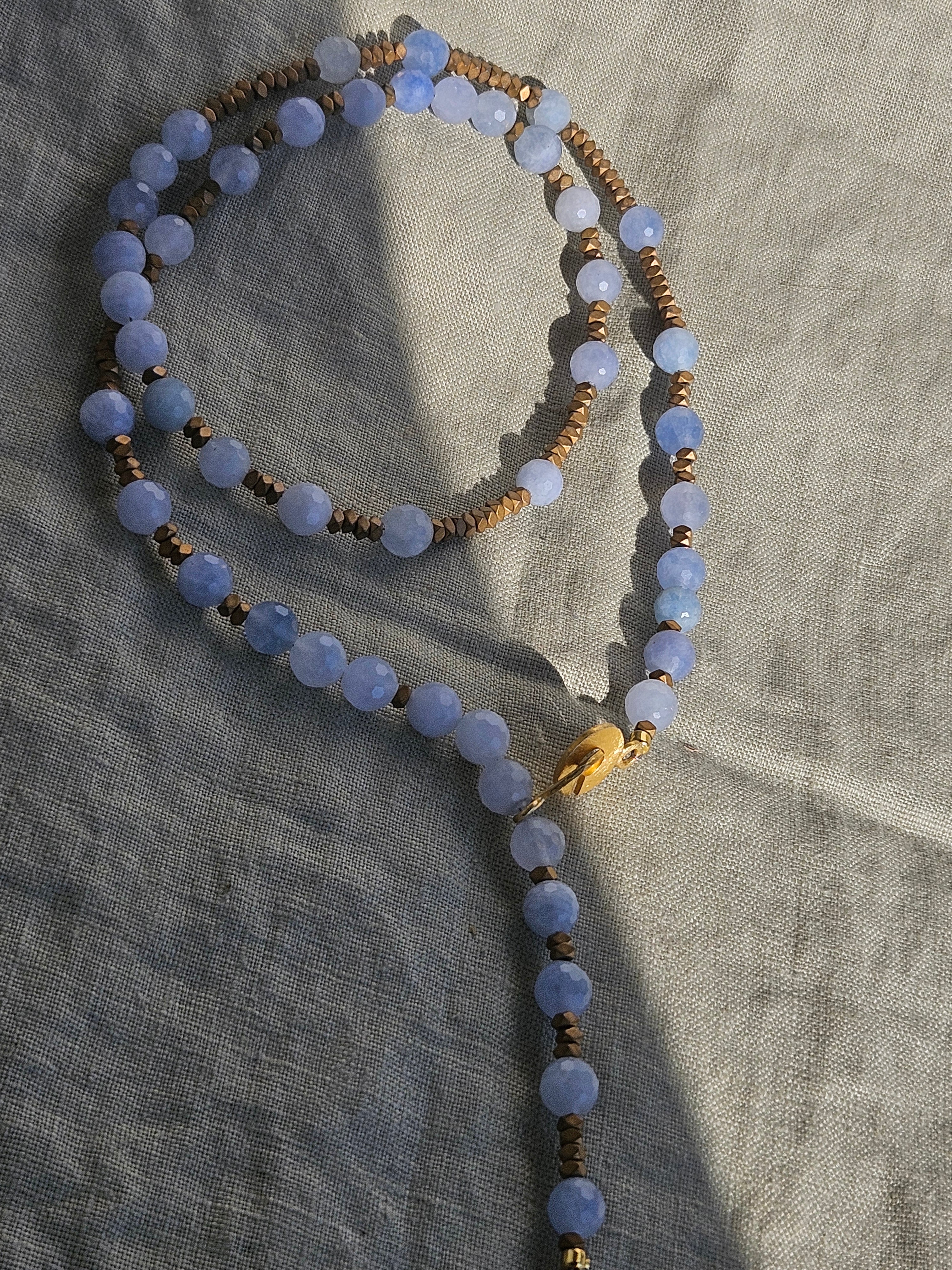 Acvamarina si hematite