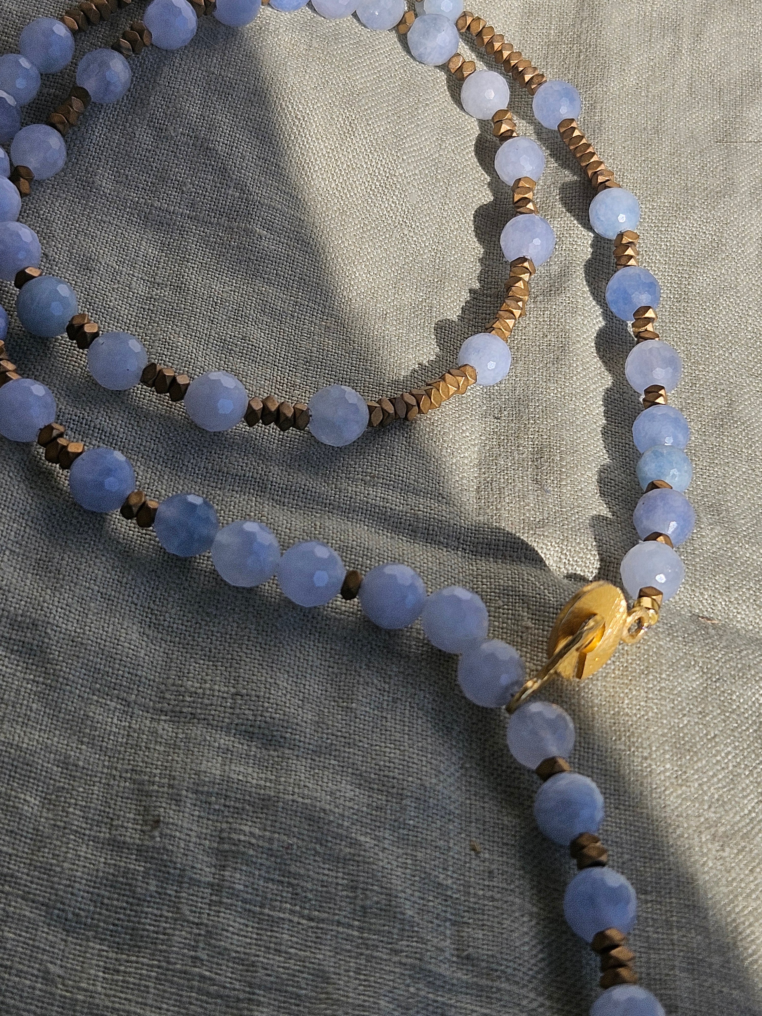 Acvamarina si hematite