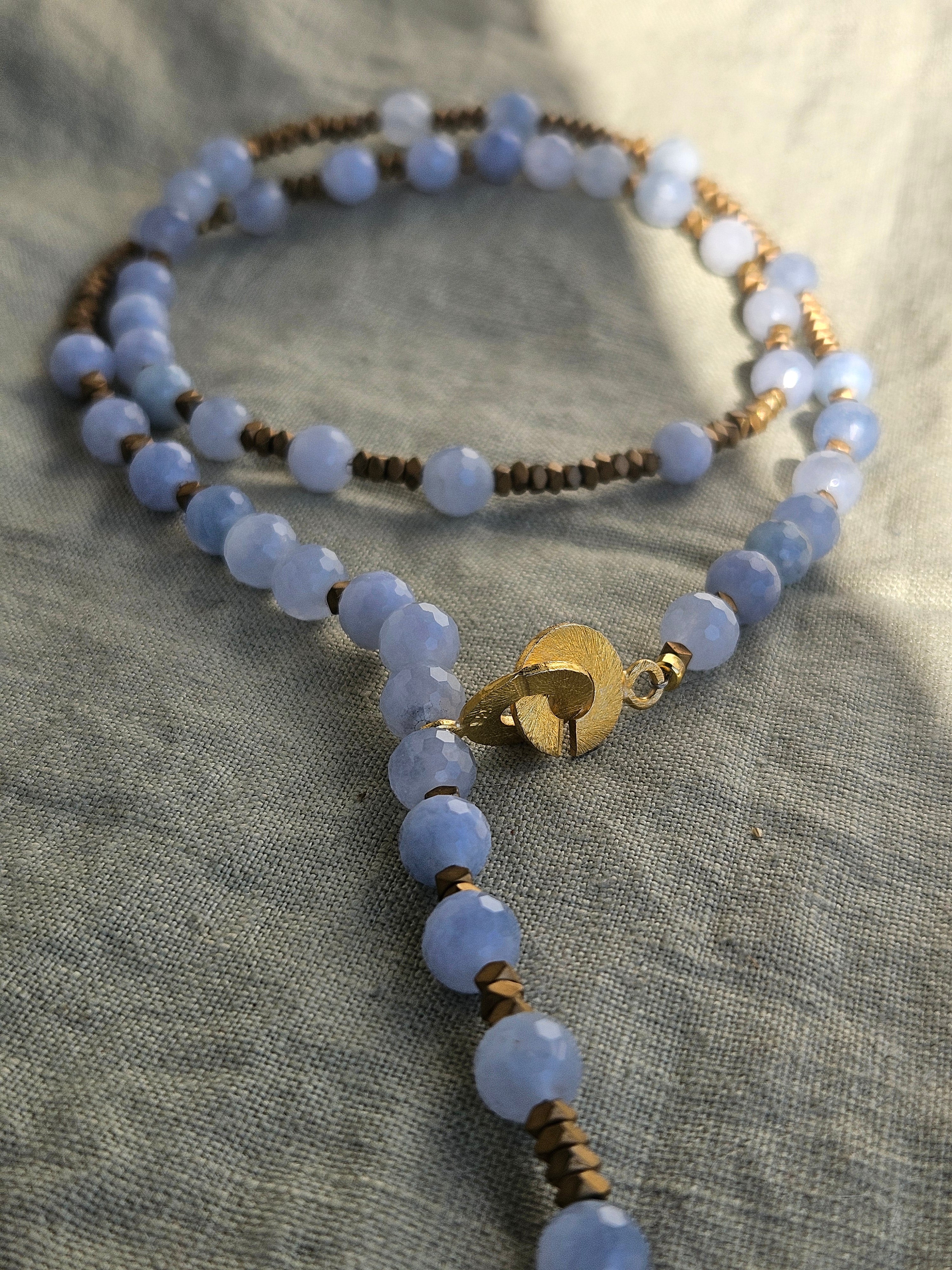 Acvamarina si hematite