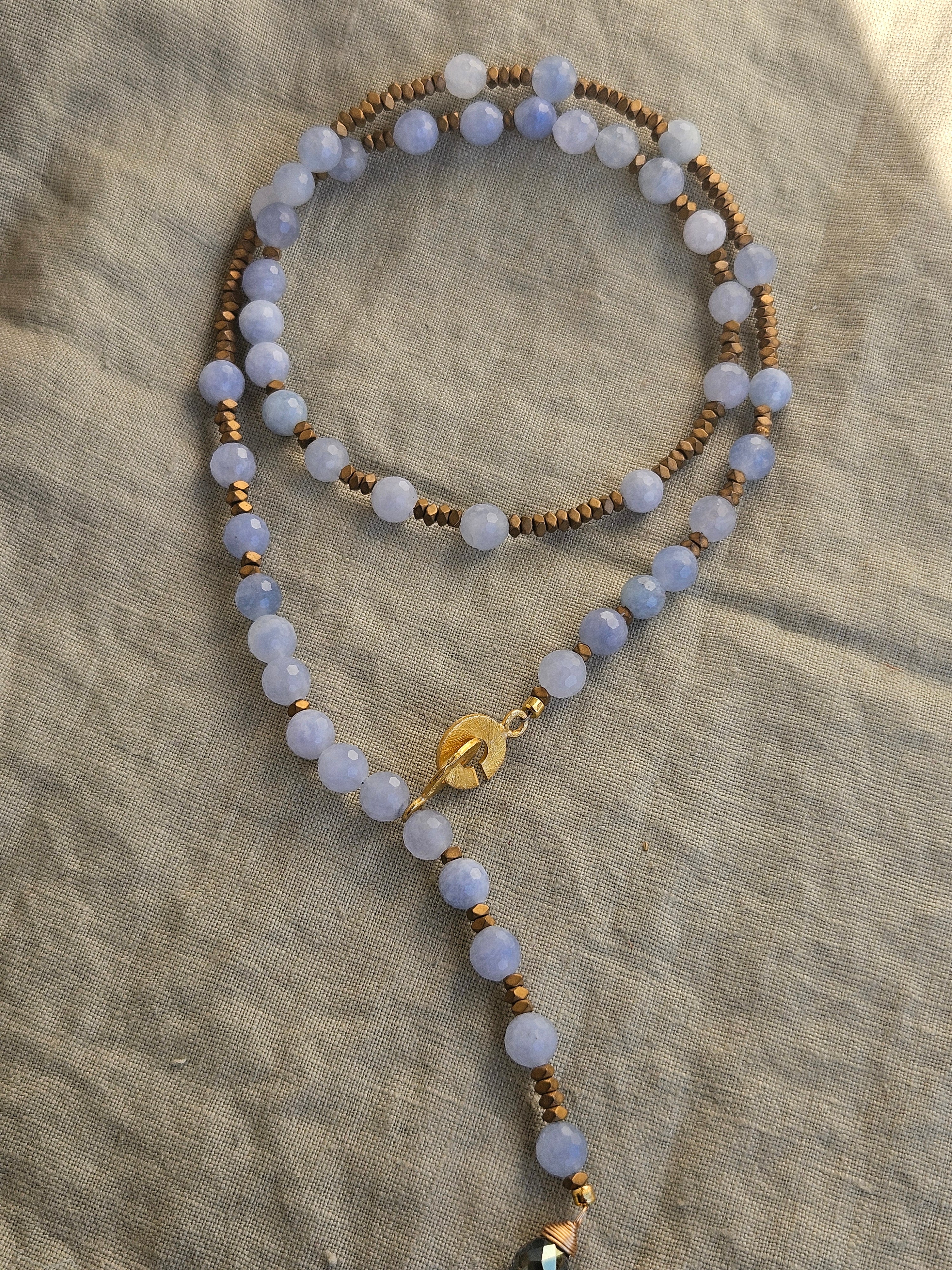 Acvamarina si hematite