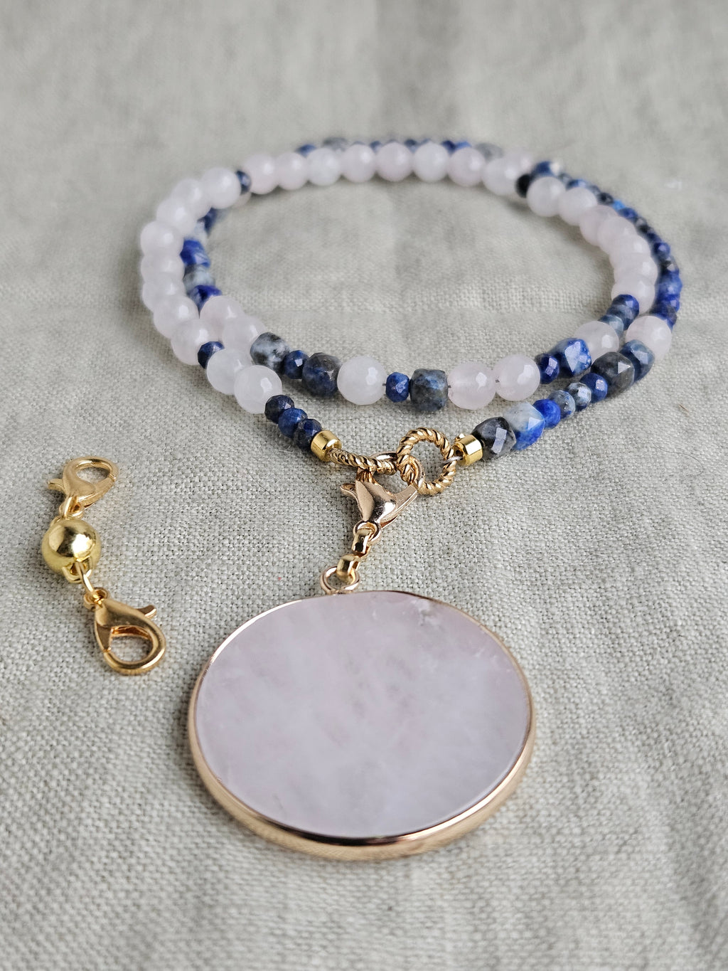 Lapis Lazuli si quart roz