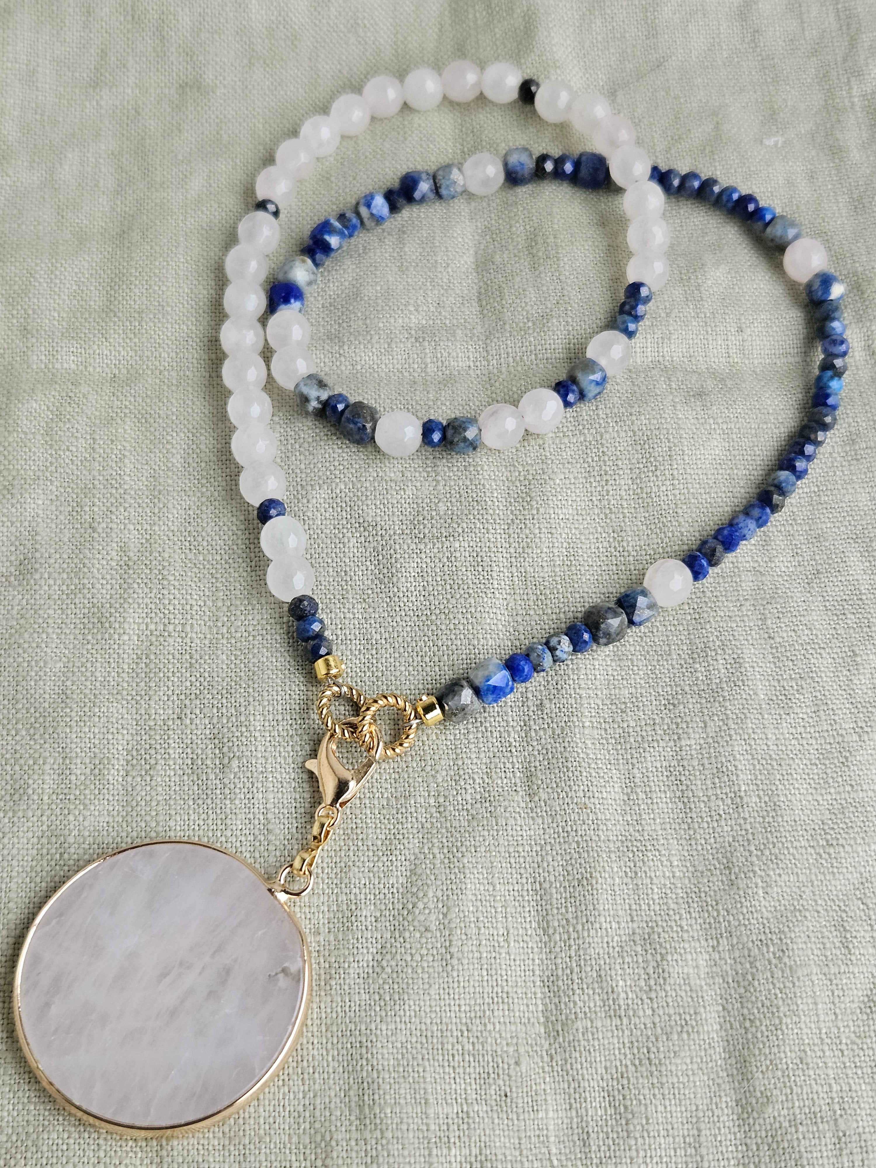 Lapis Lazuli si quart roz