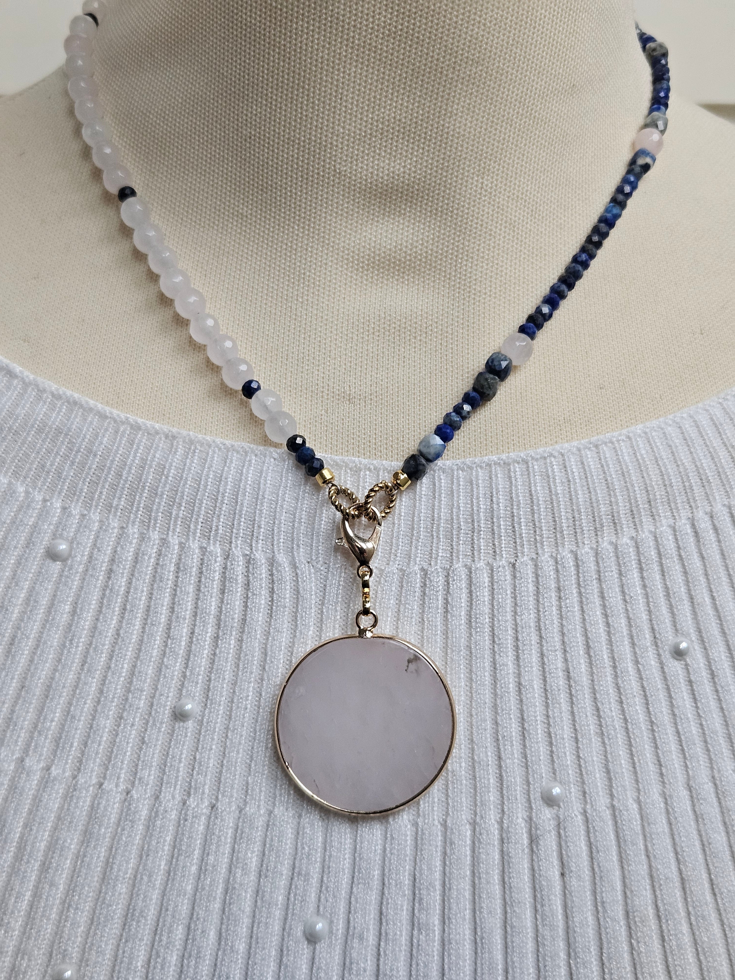 Lapis Lazuli si quart roz