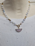 Morganit si cuart roz