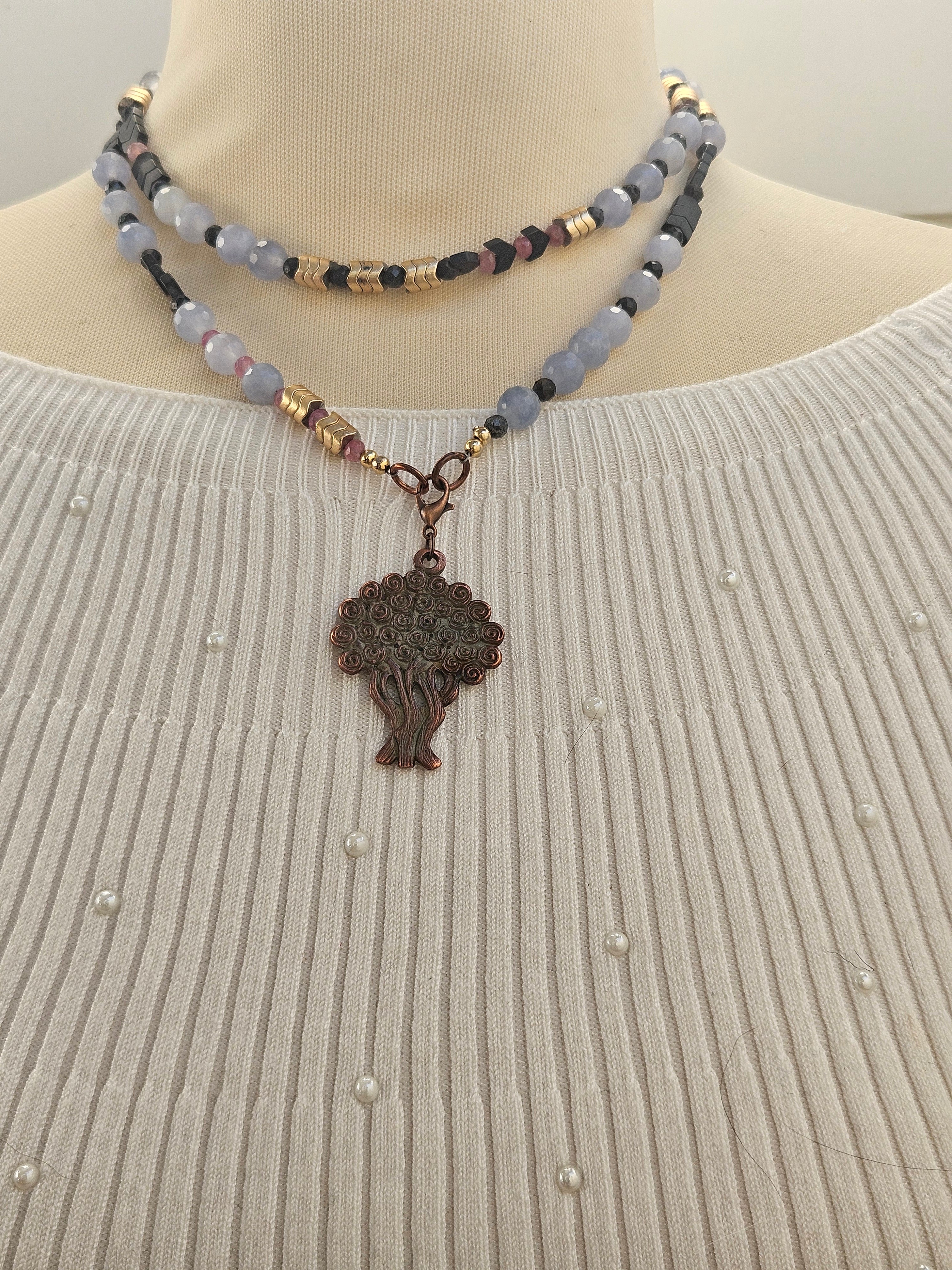 Acvamarina, hematit si agat