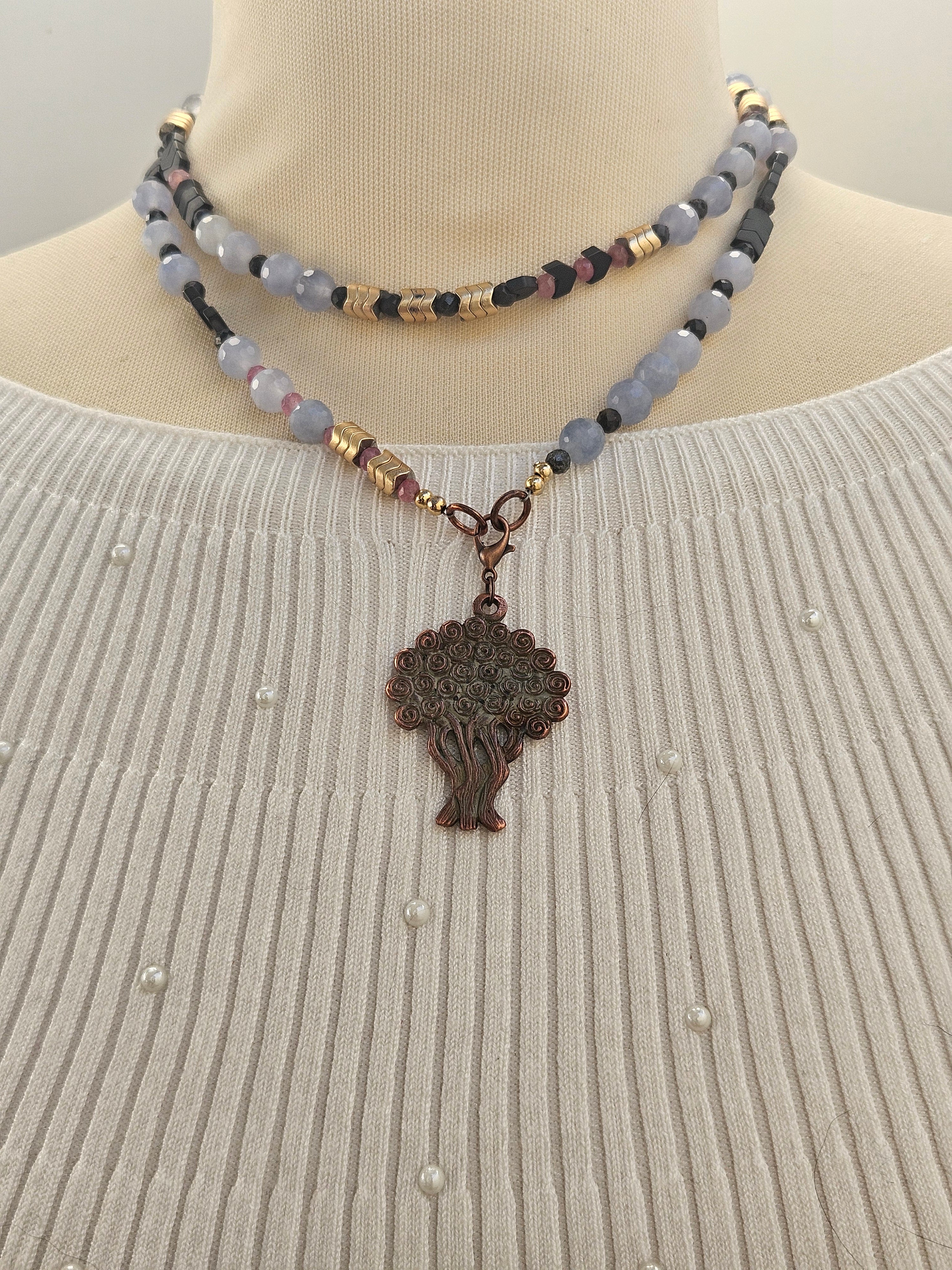 Acvamarina, hematit si agat