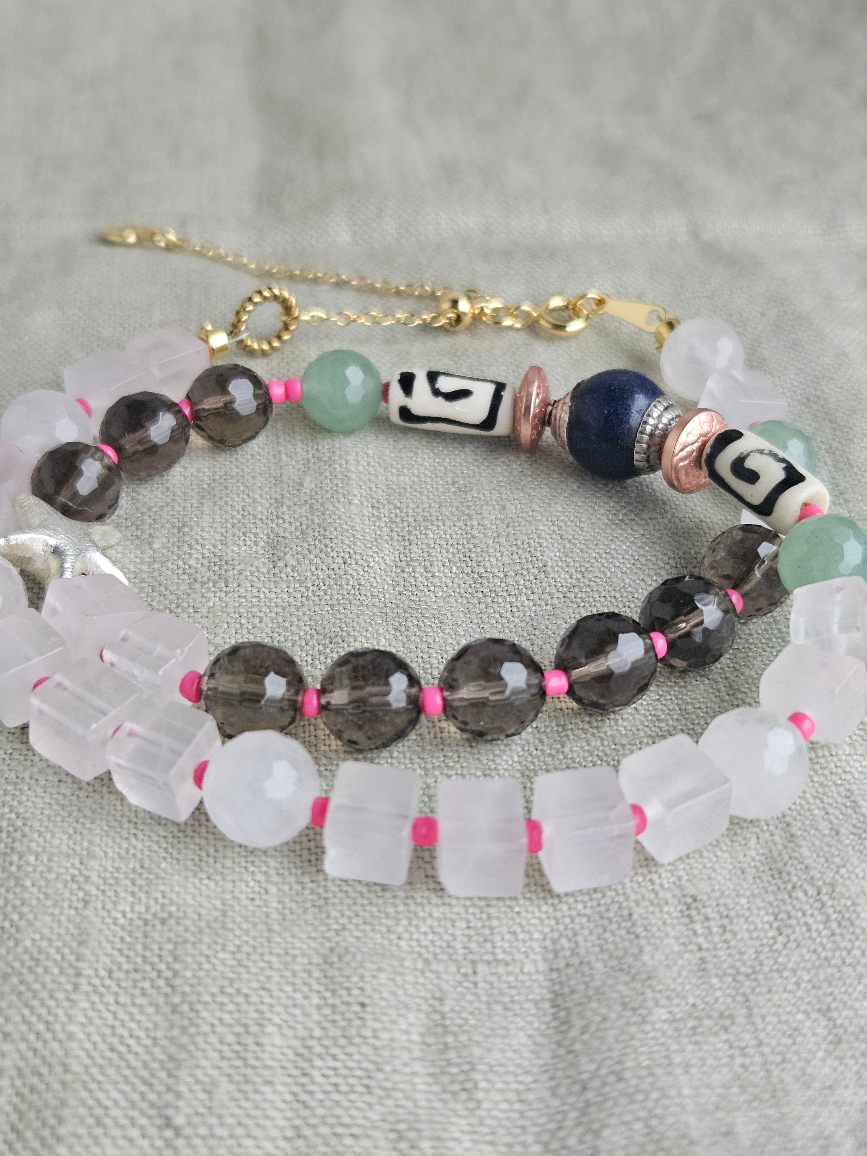 Cuart roz, cuart fumuriu, aventurin