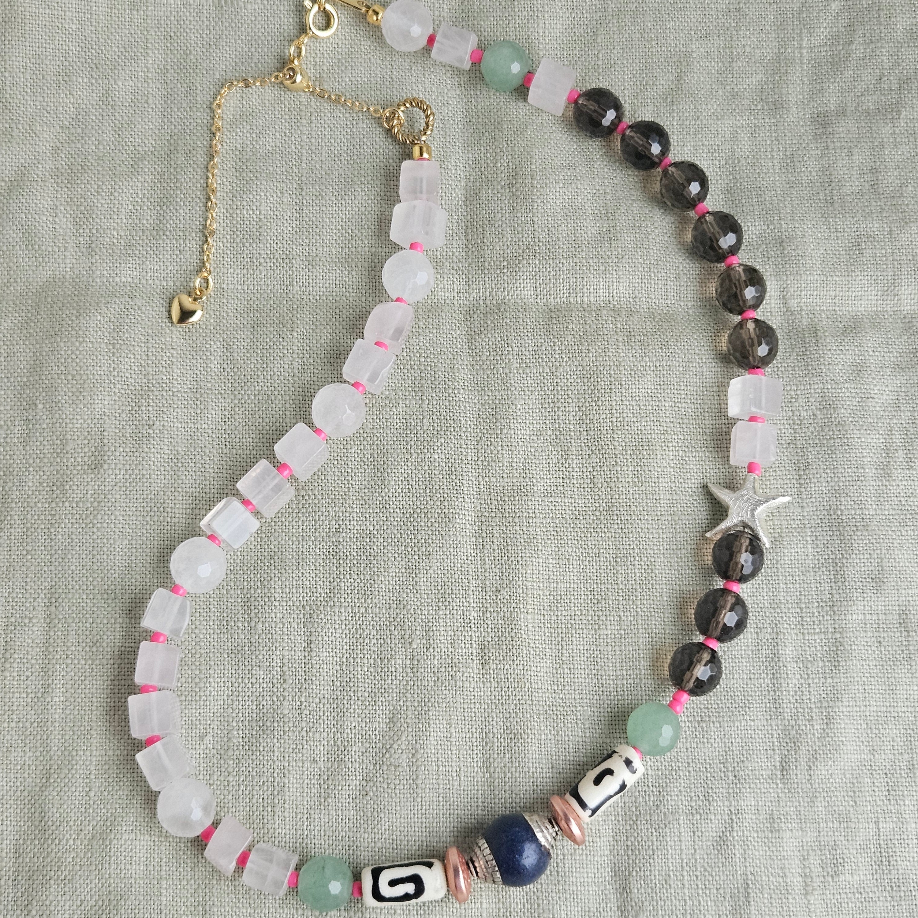 Cuart roz, cuart fumuriu, aventurin