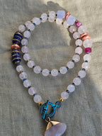 Cuart roz, Jad si hematite