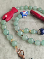 Aventurin, sticla Krobo si lapis lazuli