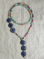 Aventurin, jad si agate cracked