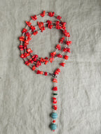 Coral si frosted malachite