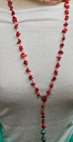 Coral si frosted malachite