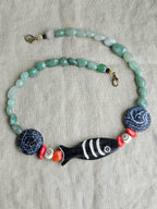 Aventurin, agat cracked, coral si os