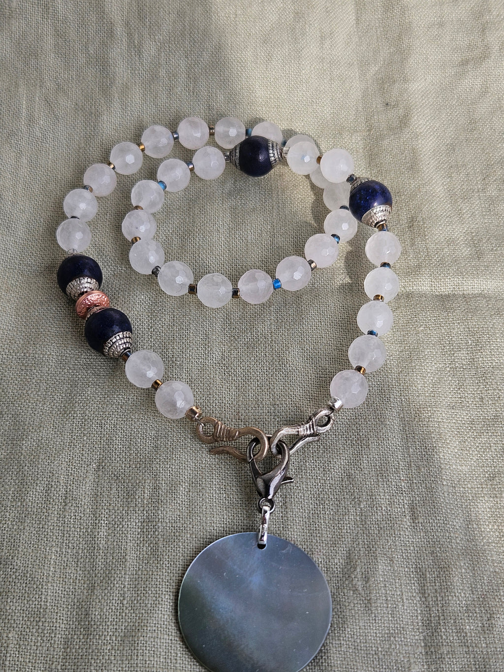 Cuart roz si lapis lazuli