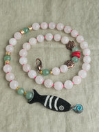 Cuart roz, aventurin, coral si cupru