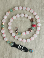 Cuart roz, aventurin, coral si cupru