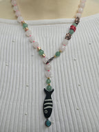 Cuart roz, aventurin, coral si cupru