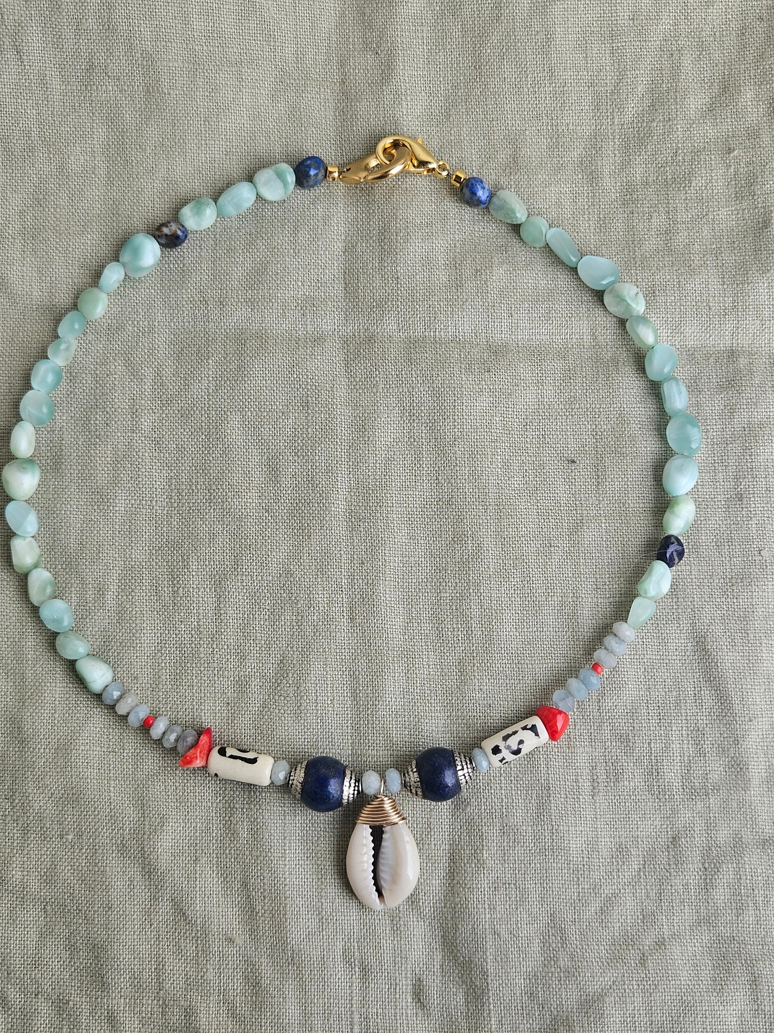 Larimar and lapis