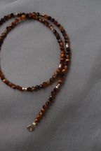 Tiger eye and hematite necklace