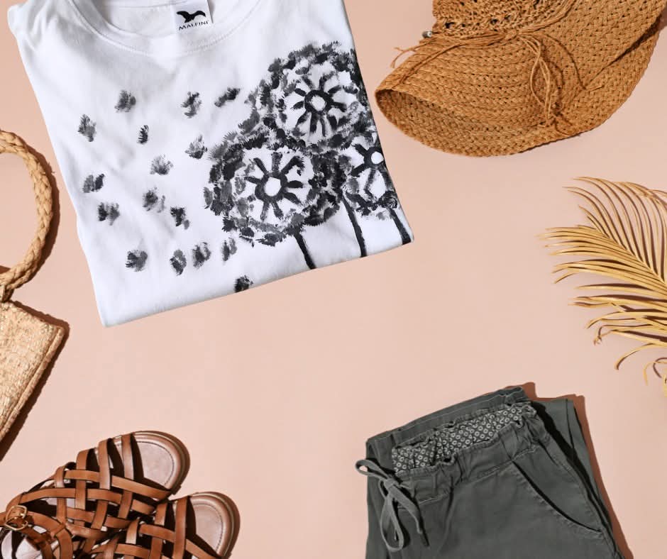 Papadie -Tricou pictat manual