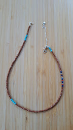Sunstone, Lapis Lazuli and Murano glass