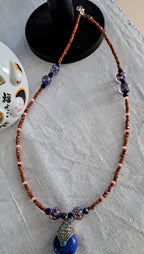 Sunstone, Lapis Lazuli and Murano glass