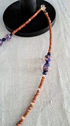 Sunstone, Lapis Lazuli and Murano glass
