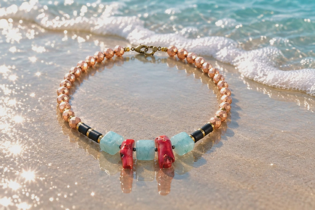 Hematite, angelit si coral