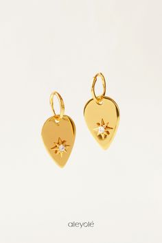 AG925 leaf-shaped earrings with zirconia stone /Fashion gifts