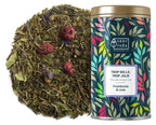 Green &amp; white tea, gourmet edition with raspberries and violets, 85g /Organic