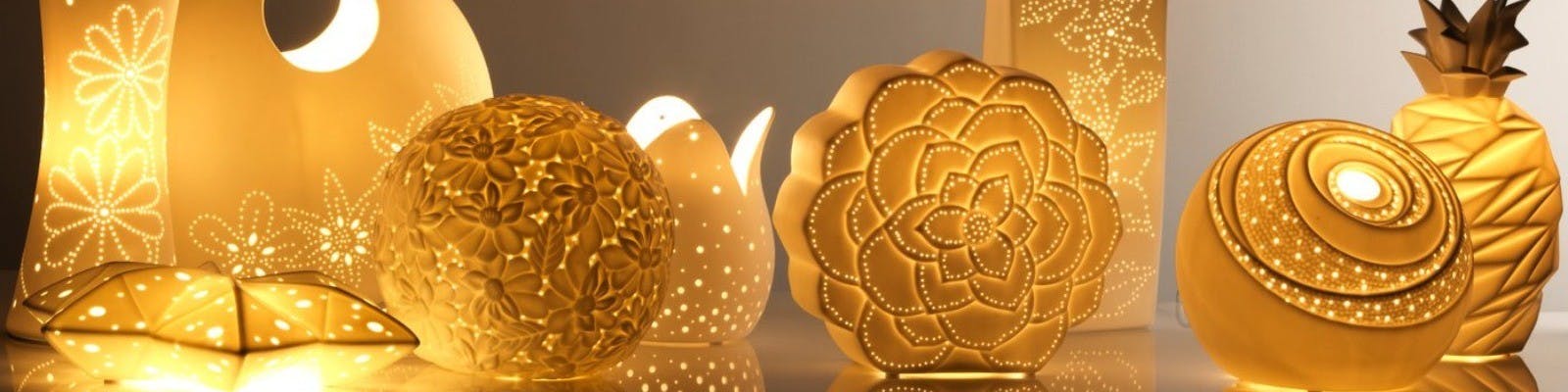 Iluniq- Decorative table lamp, gift idea- ELLIPSE