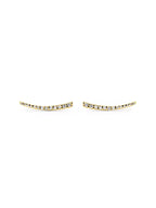 AG925 rhodium-plated earrings with zirconia and screw /Fashion gifts