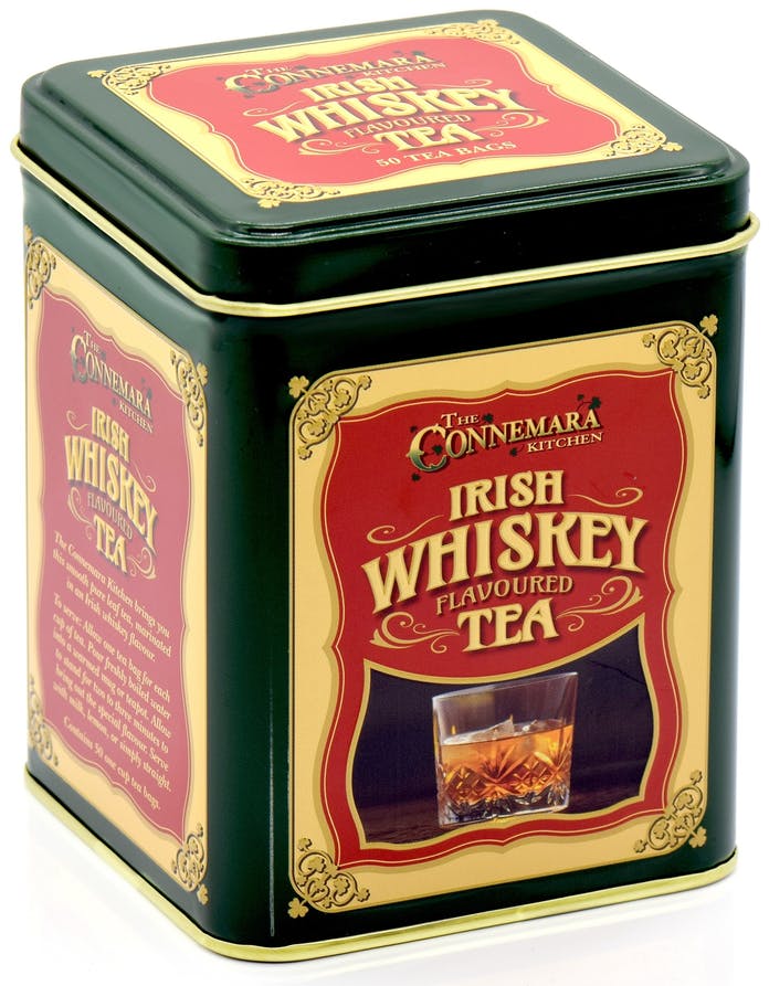 Ceai negru, irlandez, aromatizat whisky in cutie metalica