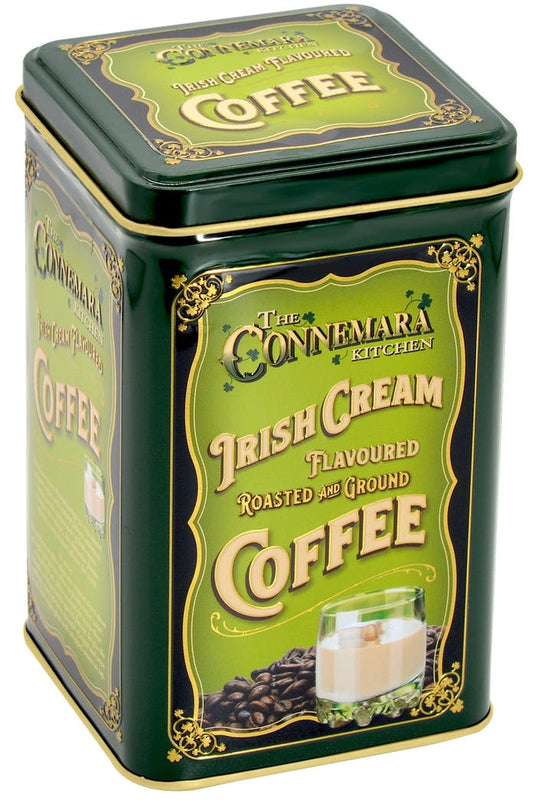 AROMATIZATA- Cafea irlandeza, aromatizata Irish Coffee, cutie metalica