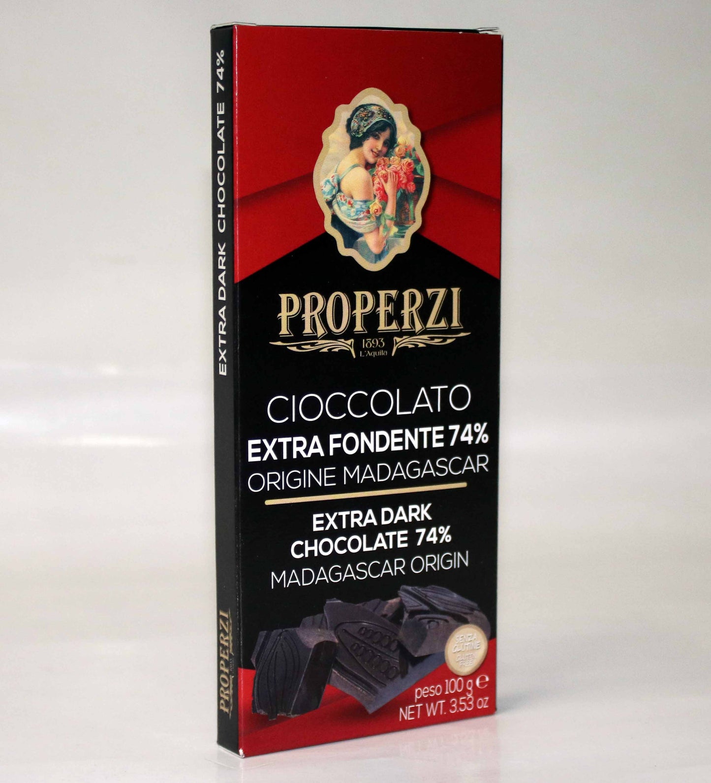 Ciocolata amaruie 74% cacao de Madagascar