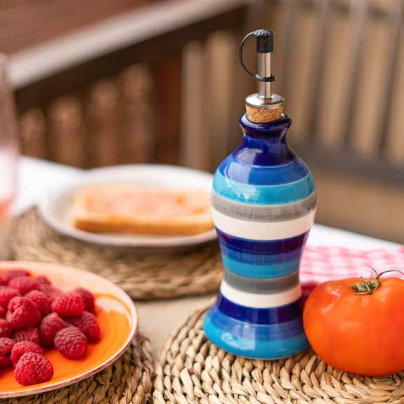 Ceramic container for oil/vinegar, capacity 300 ml