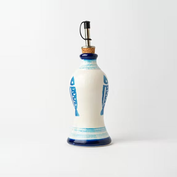 Ceramic container for oil/vinegar, capacity 300 ml